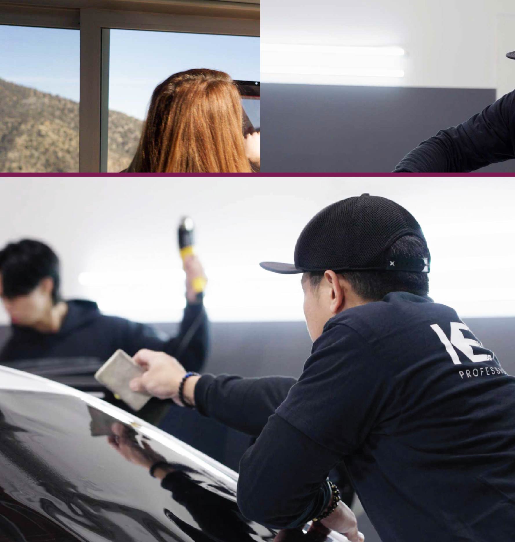 Car Window Tinting Specialists at Work in Colorado