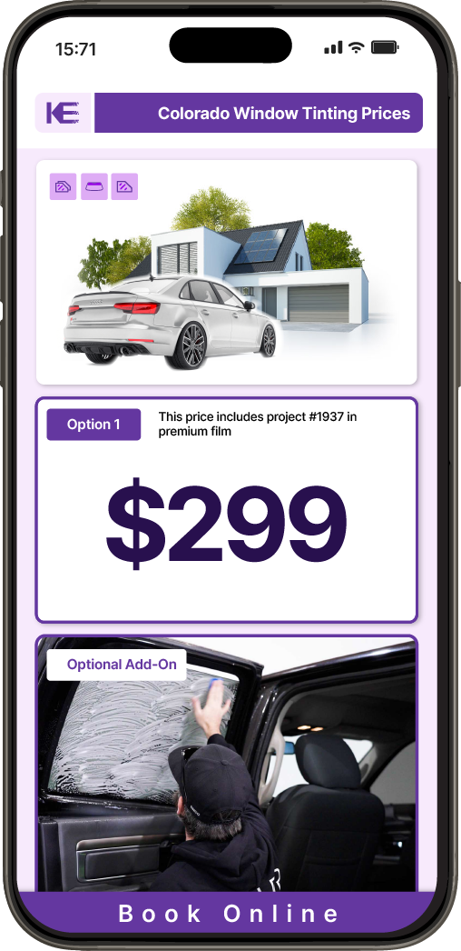 View Competitive Car Window Tinting Prices in Colorado