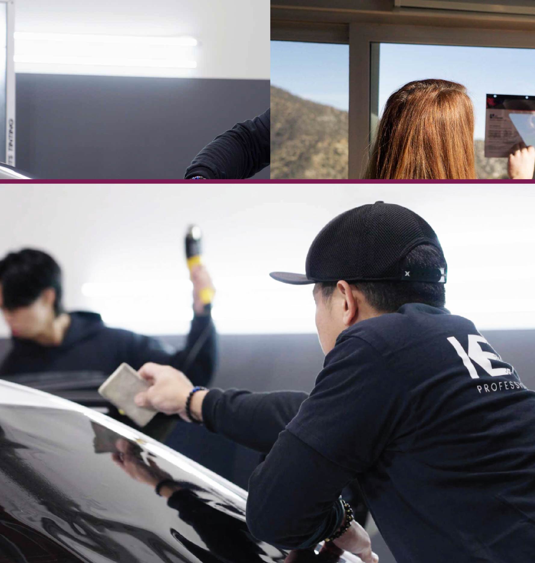 Car Window Tinting Specialists at Work in Connecticut
