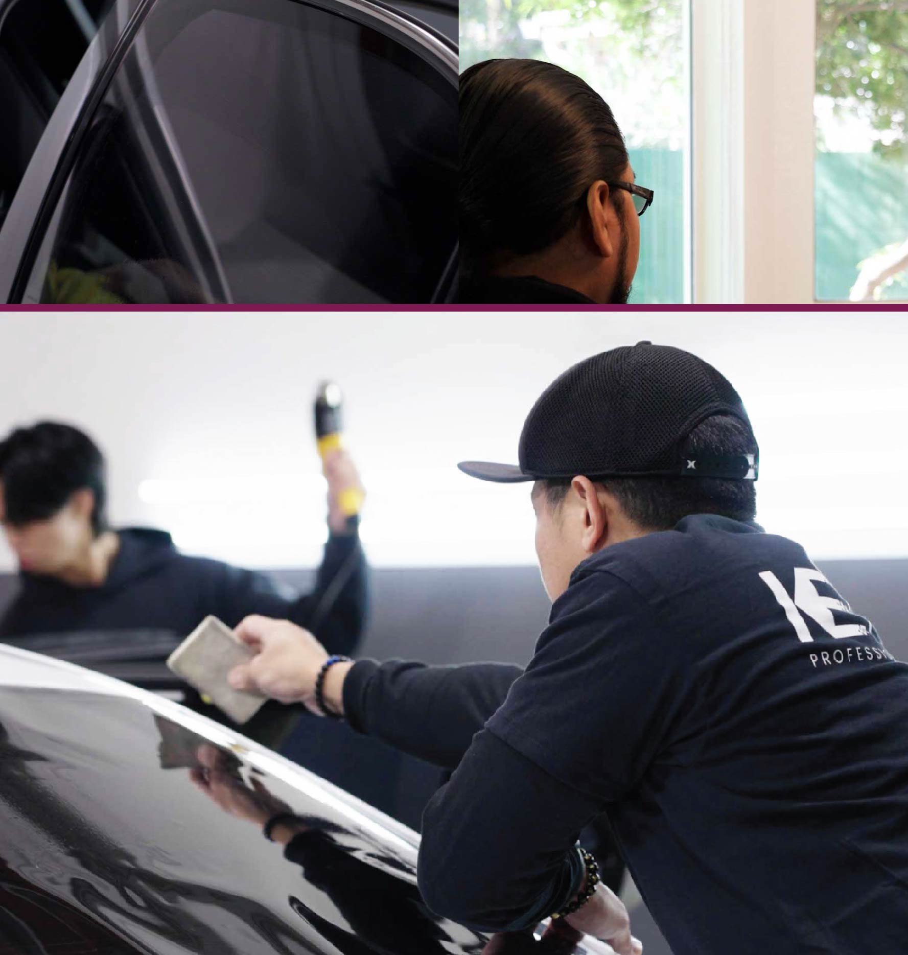 Car Window Tinting Specialists at Work in Delaware