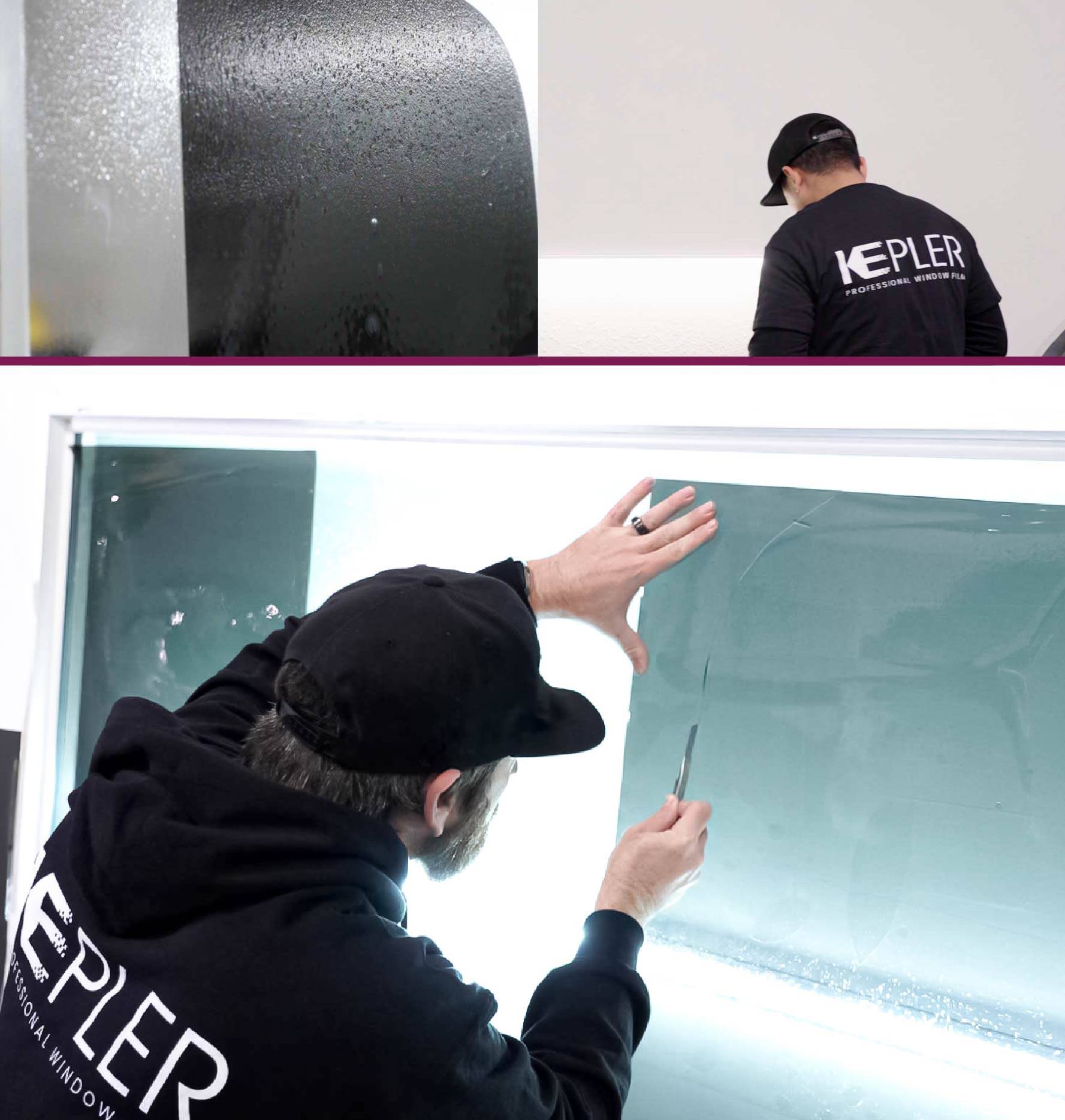 Window Tinting Specialist Cutting Film in Indiana