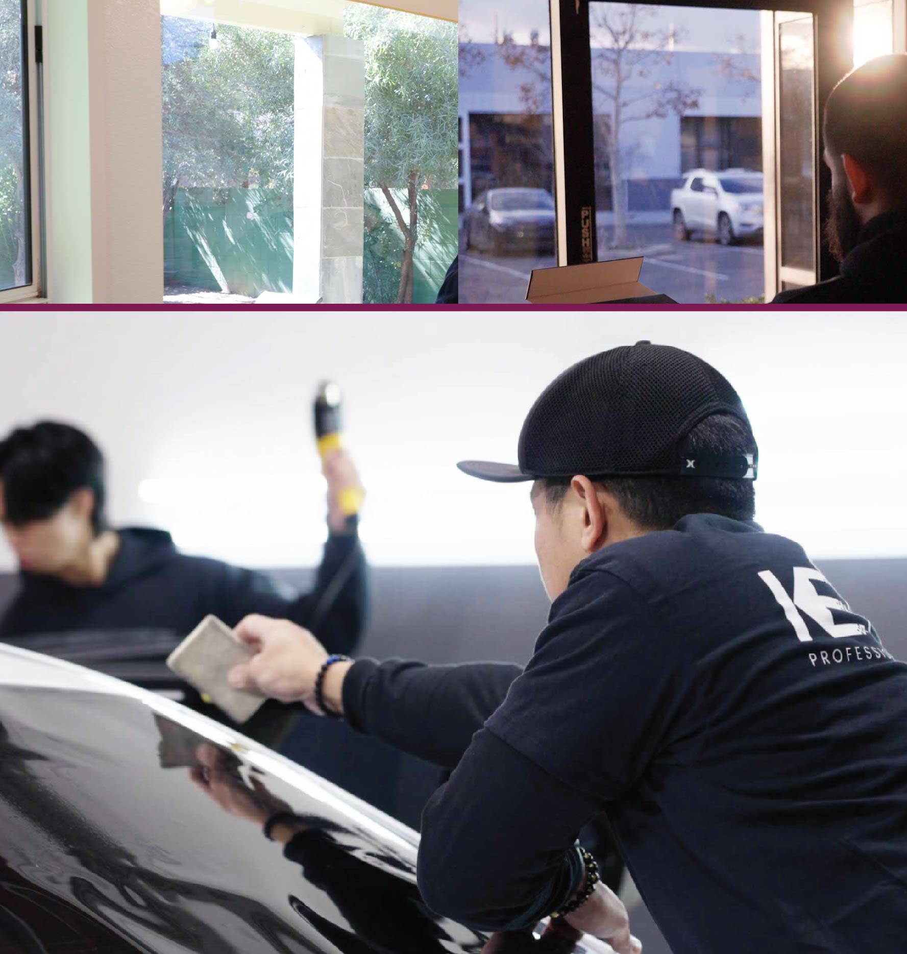 Car Window Tinting Specialists at Work in Nebraska