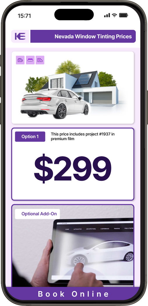 View Competitive Car Window Tinting Prices in Nevada