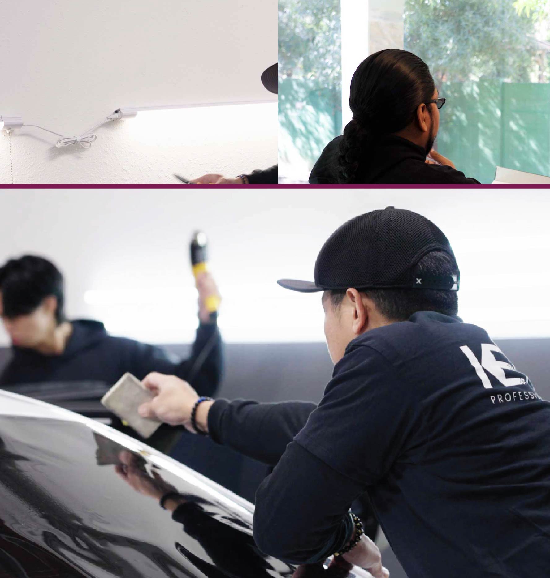 Car Window Tinting Specialists at Work in New Hampshire