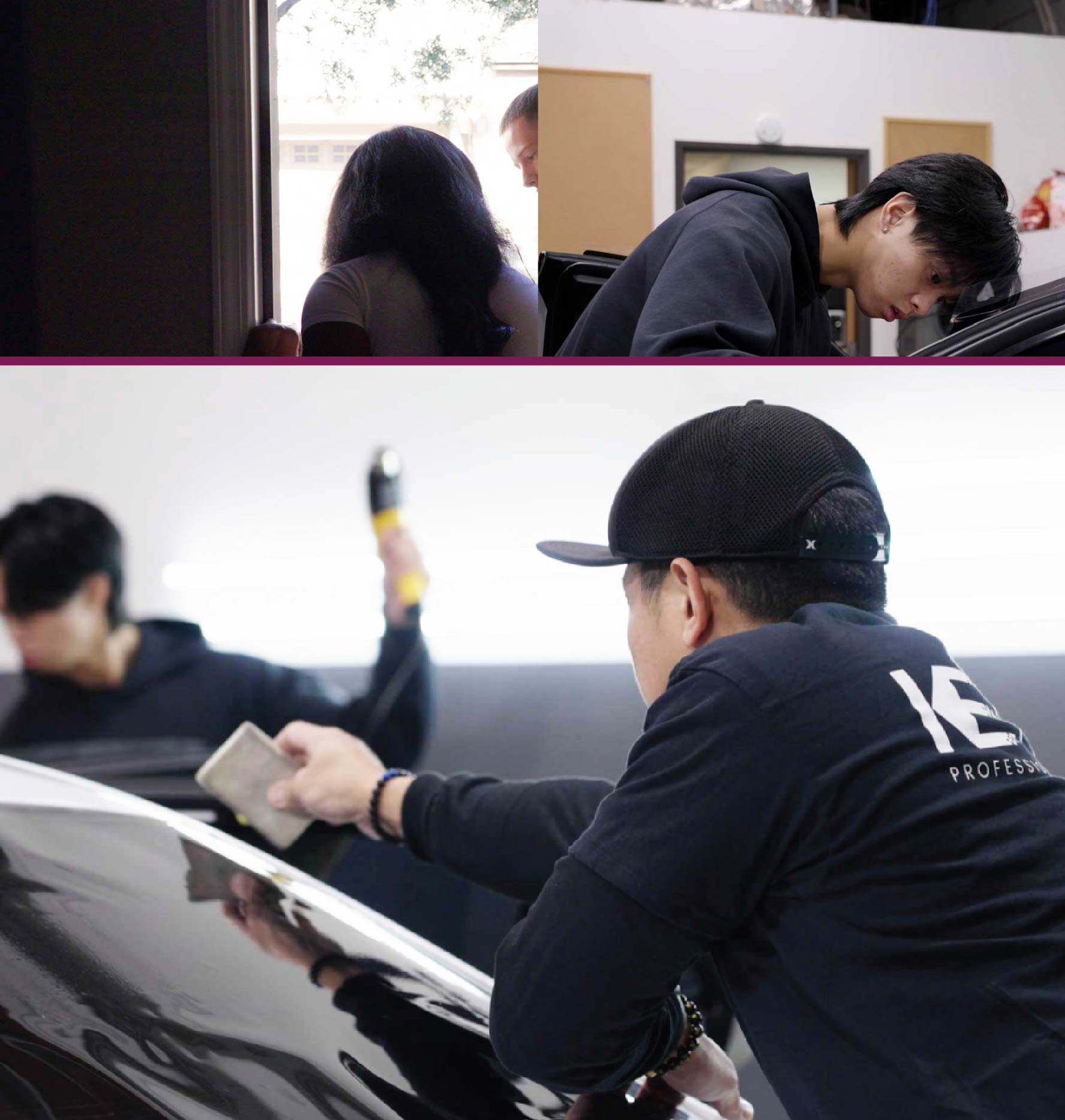 Car Window Tinting Specialists at Work in New York