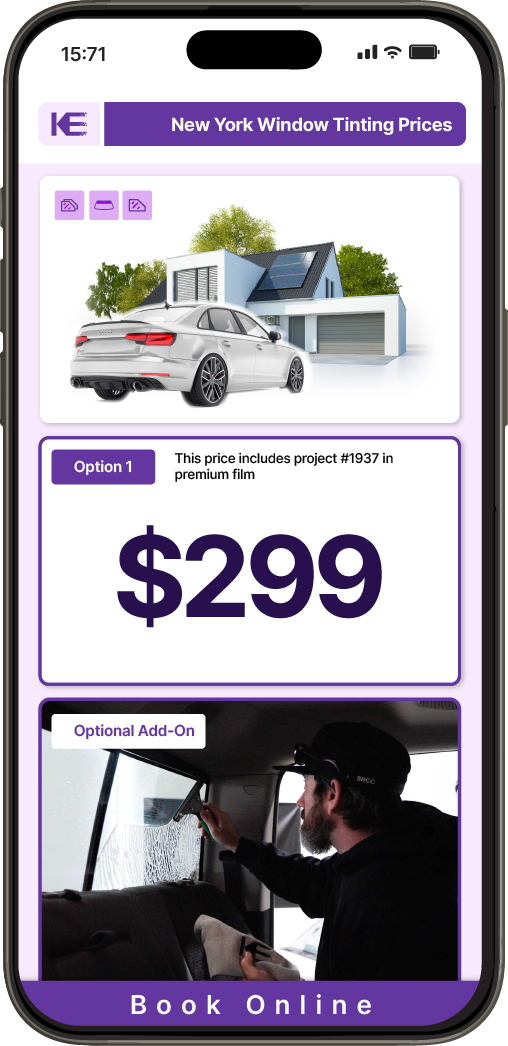 View Competitive Car Window Tinting Prices in New York