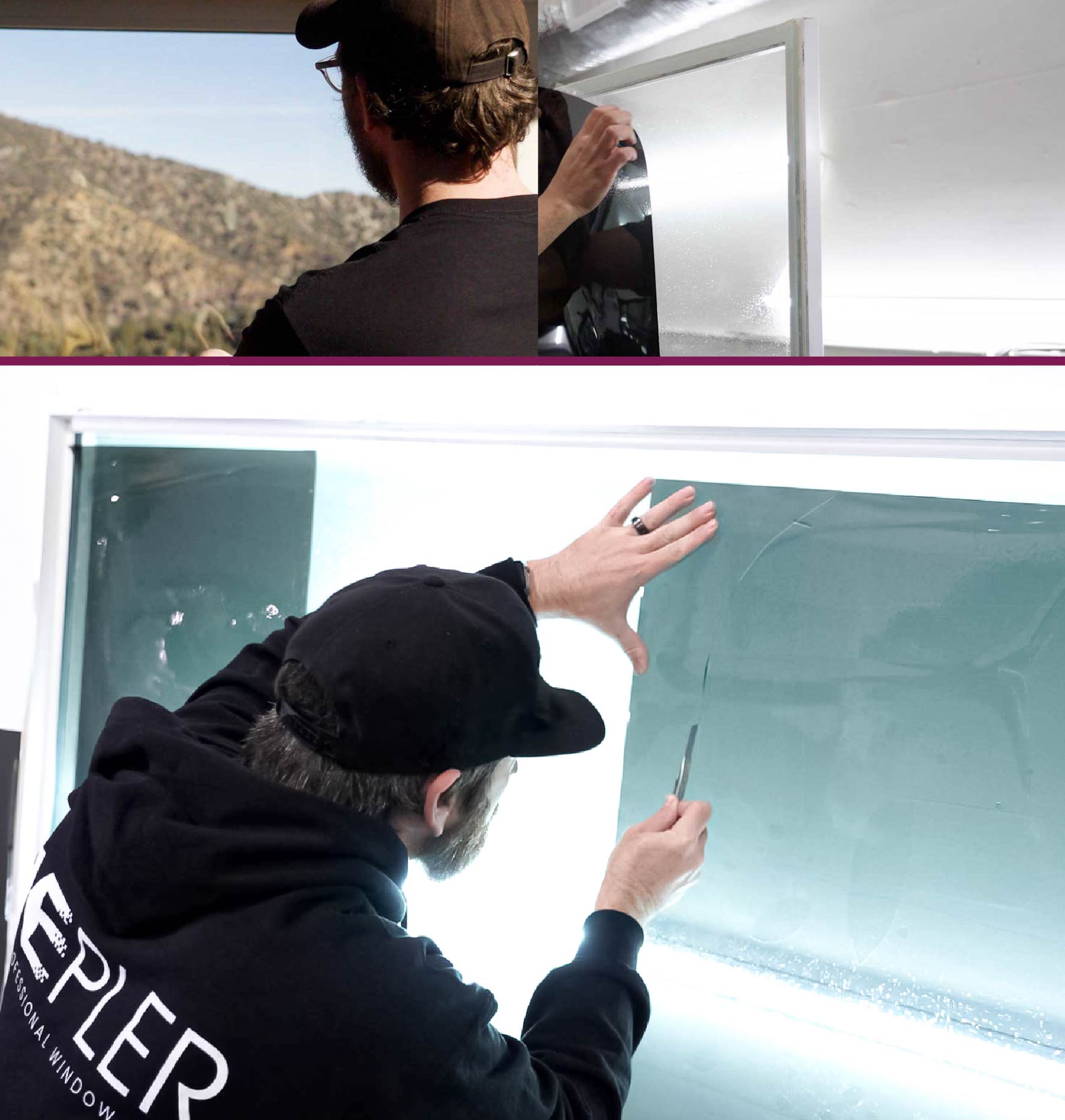 Window Tinting Specialist Cutting Film in North Dakota