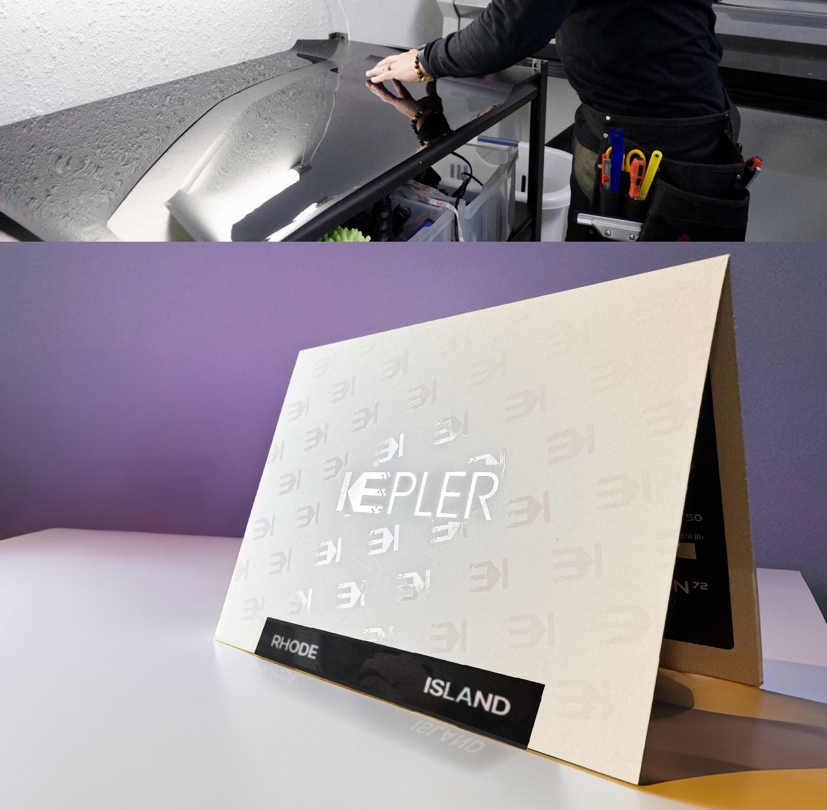 Expert Window Tinting Warranty RI Technician in Action