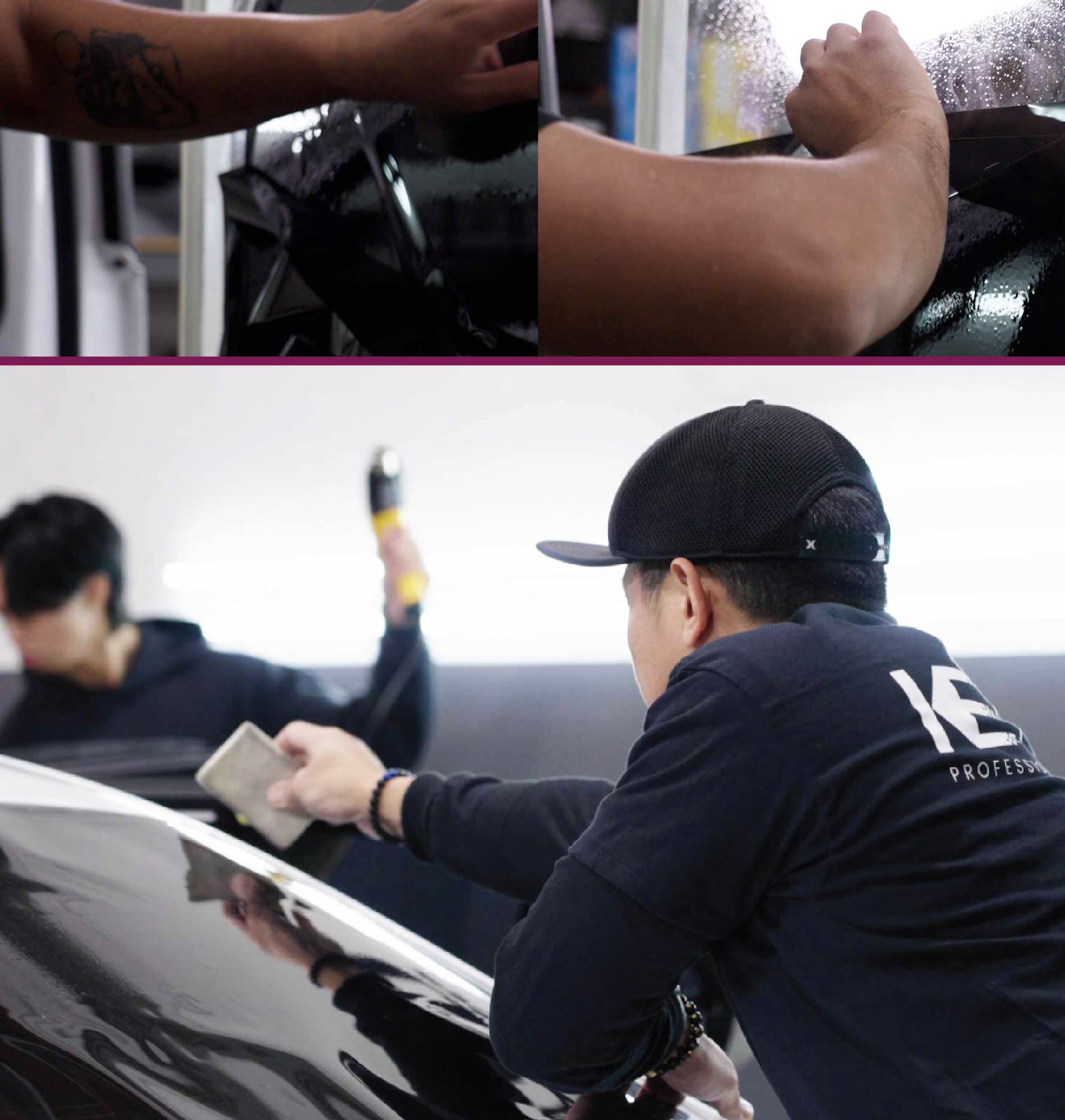 Car Window Tinting Specialists at Work in Utah