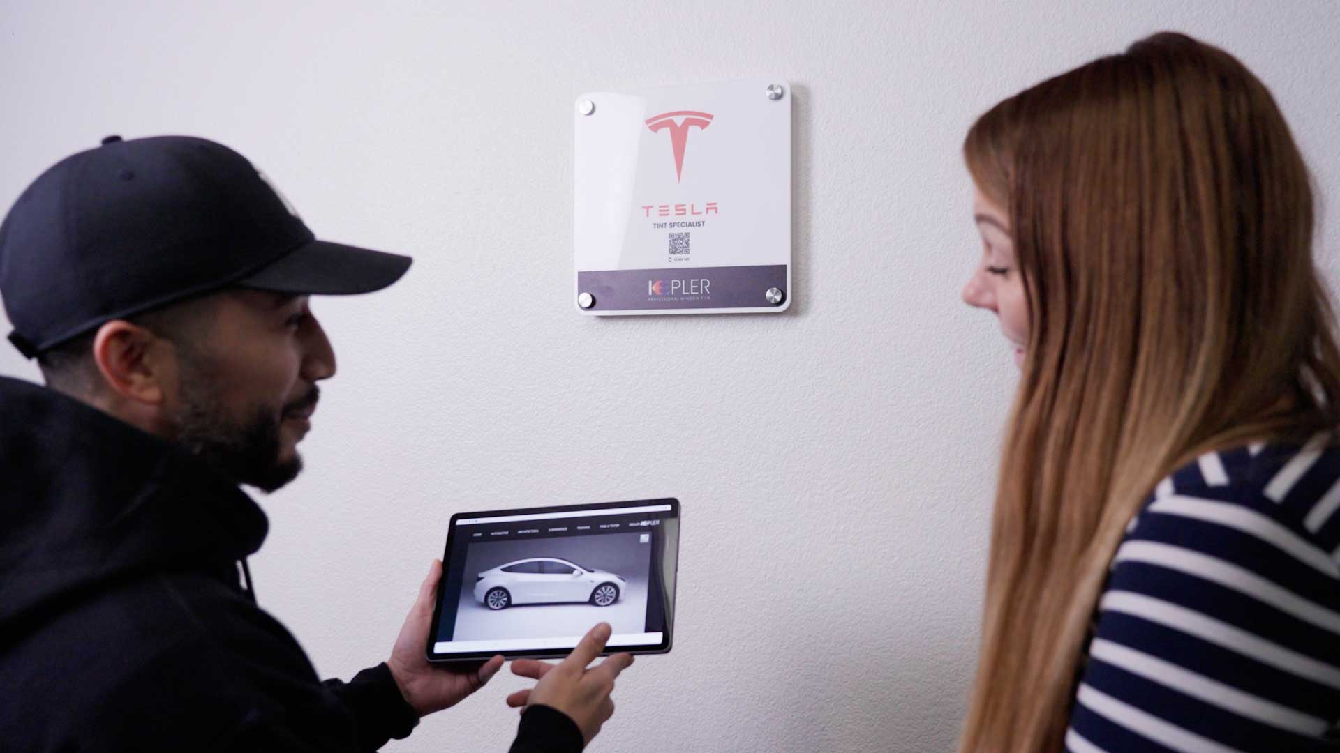 Skilled Kepler Tesla Window Tinting Installation Test in DE
