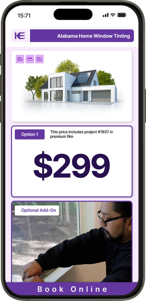 View Detailed Home Window Tinting Pricing in Alabama