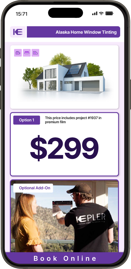View Detailed Home Window Tinting Pricing in Alaska