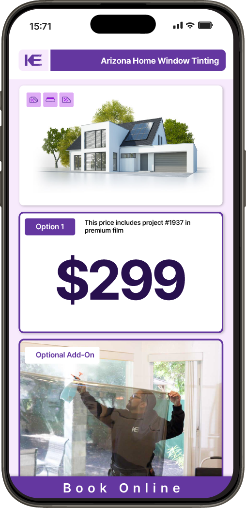 View Detailed Home Window Tinting Pricing in Arizona