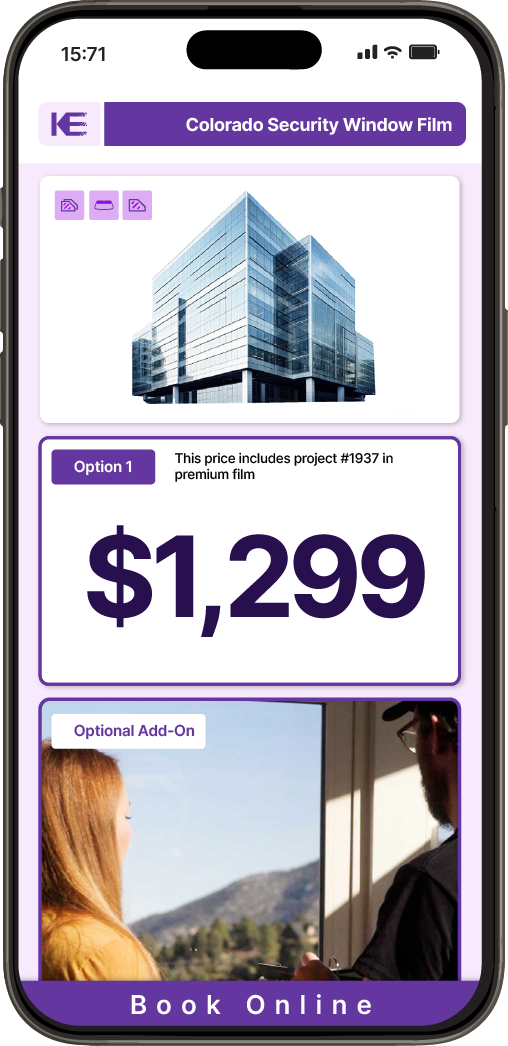 Get Security Window Film Pricing on Your Phone in Colorado