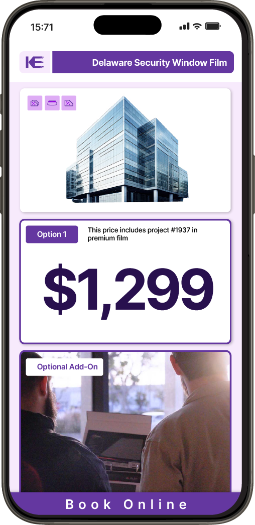Get Security Window Film Pricing on Your Phone in Delaware