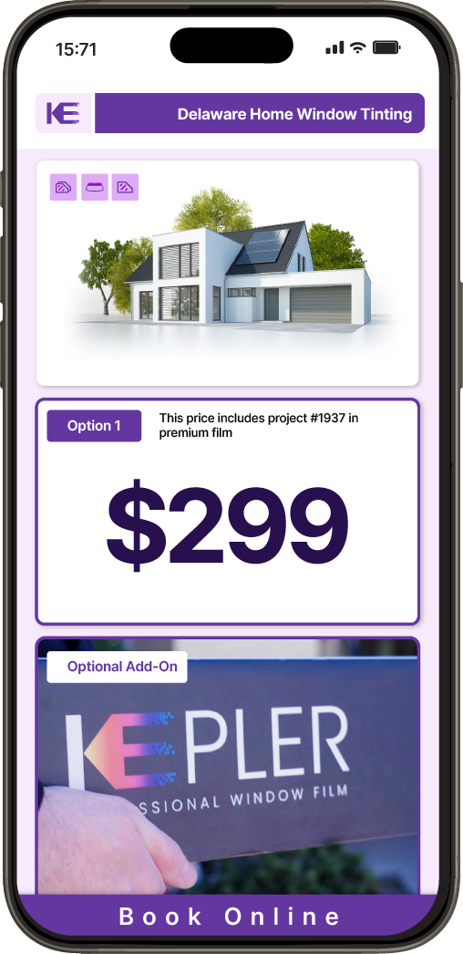 View Detailed Home Window Tinting Pricing in Delaware