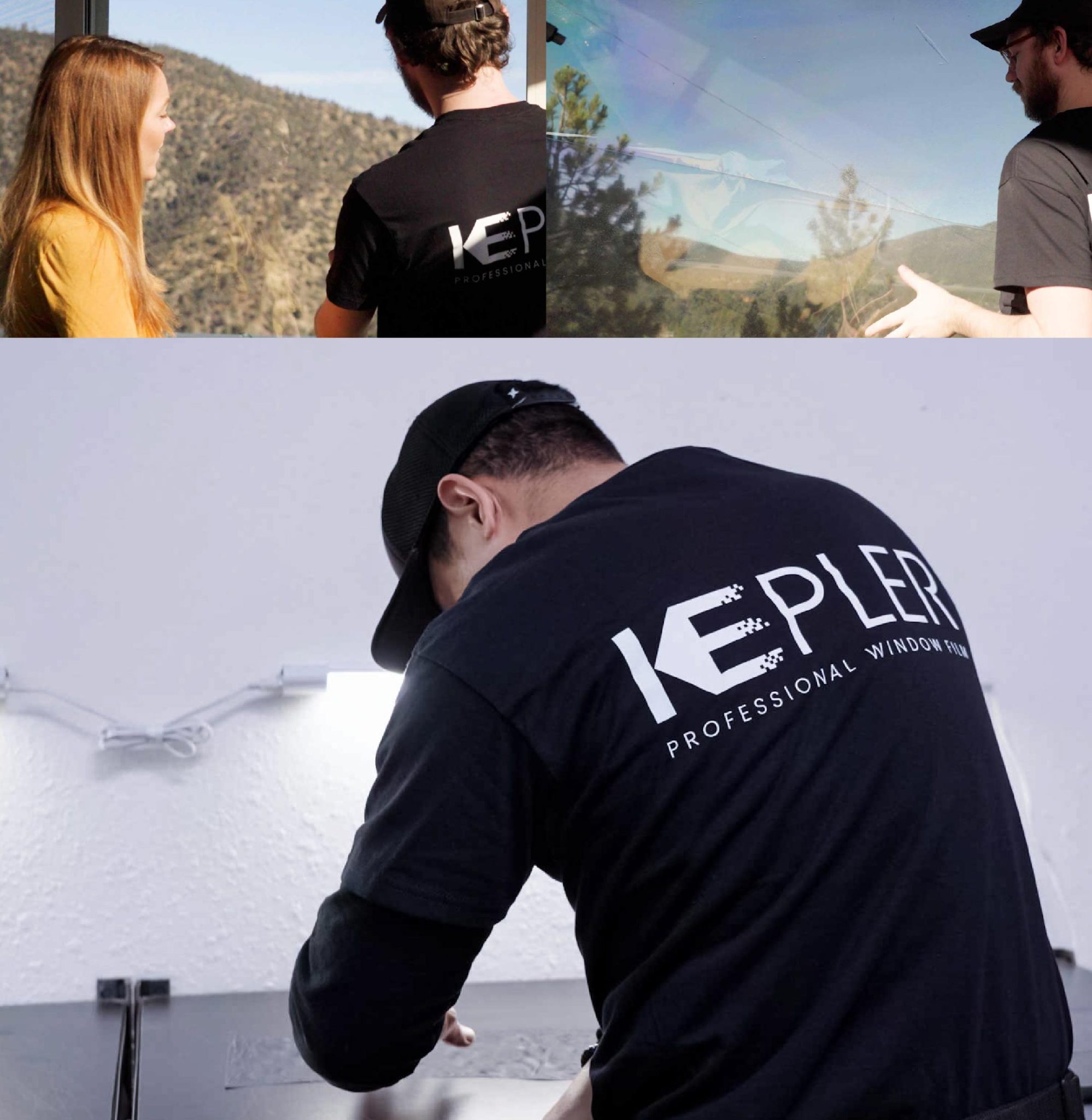 Kepler Specialist Installing Security Window Film in Indiana
