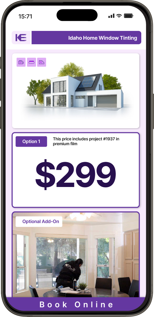 View Detailed Home Window Tinting Pricing in Idaho