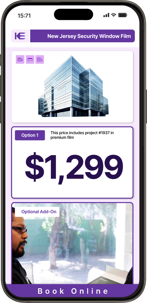 Get Security Window Film Pricing on Your Phone in New Jersey