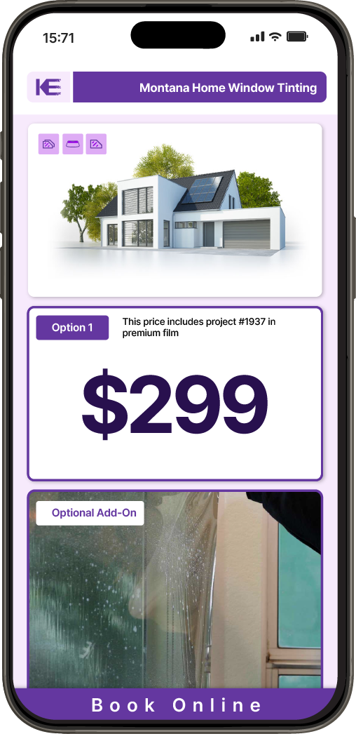 View Detailed Home Window Tinting Pricing in Montana