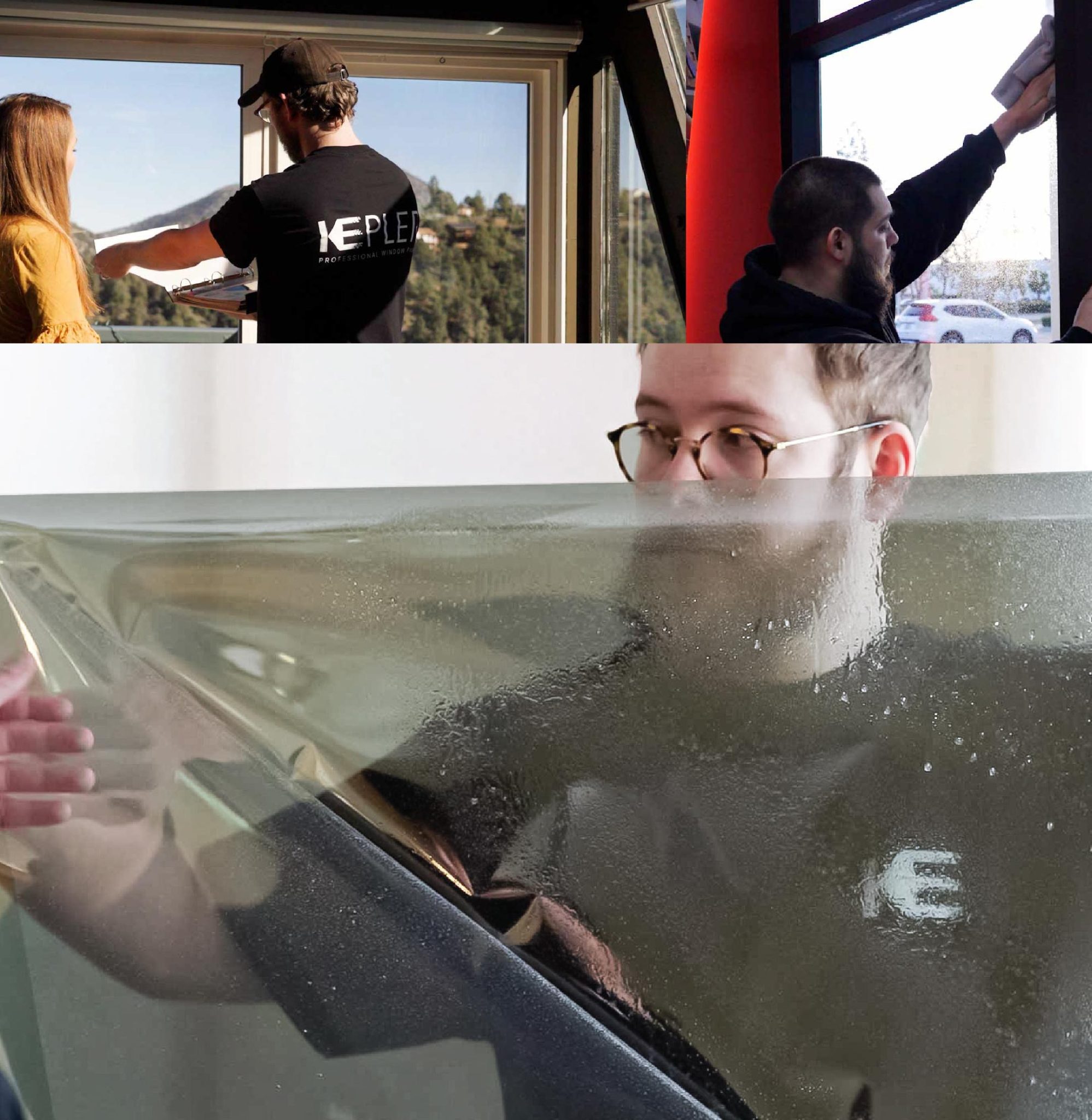 Kepler Specialist Performing Home Window Tinting in Nevada