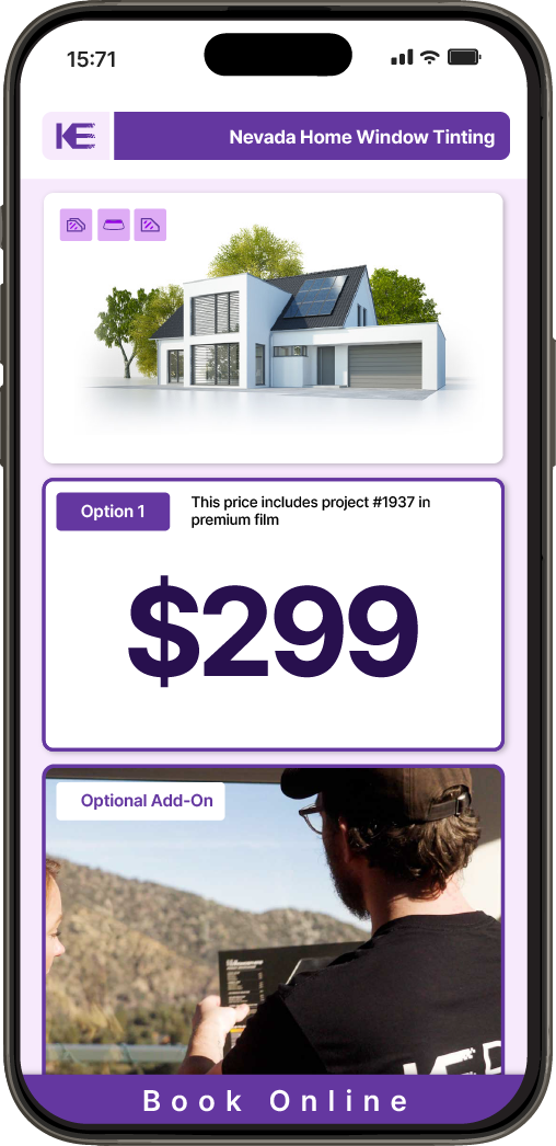 View Detailed Home Window Tinting Pricing in Nevada