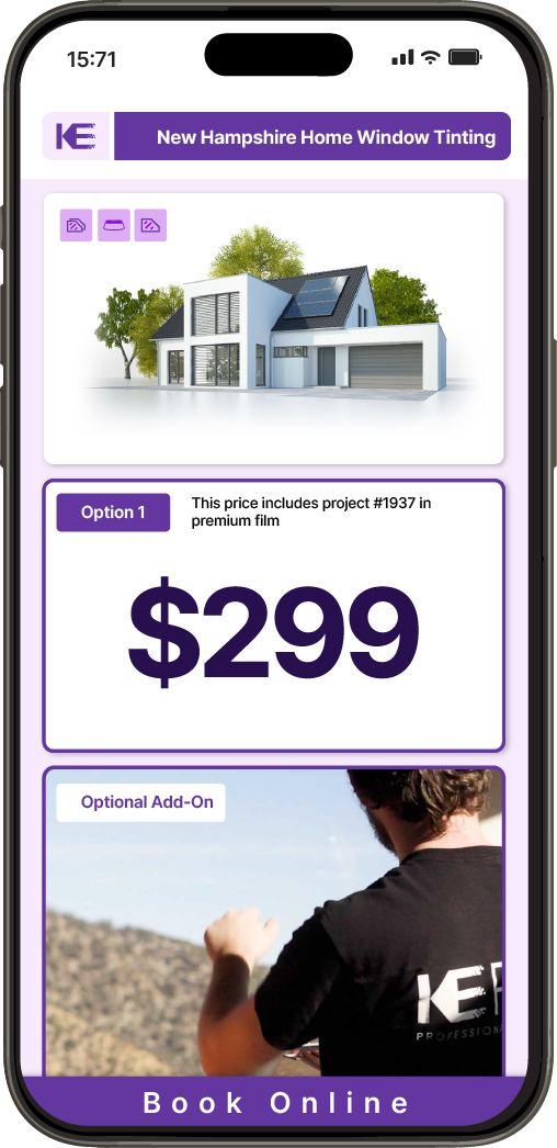 View Detailed Home Window Tinting Pricing in New Hampshire