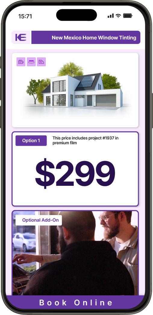 View Detailed Home Window Tinting Pricing in New Mexico