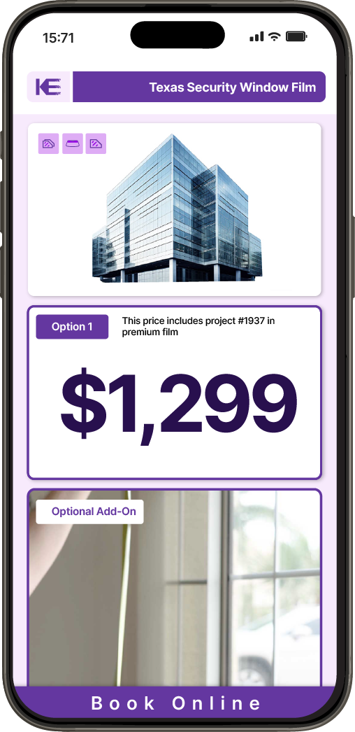 Get Security Window Film Pricing on Your Phone in Texas