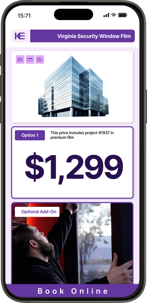 Get Security Window Film Pricing on Your Phone in Virginia
