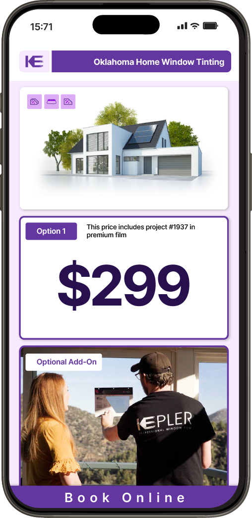 View Detailed Home Window Tinting Pricing in Oklahoma