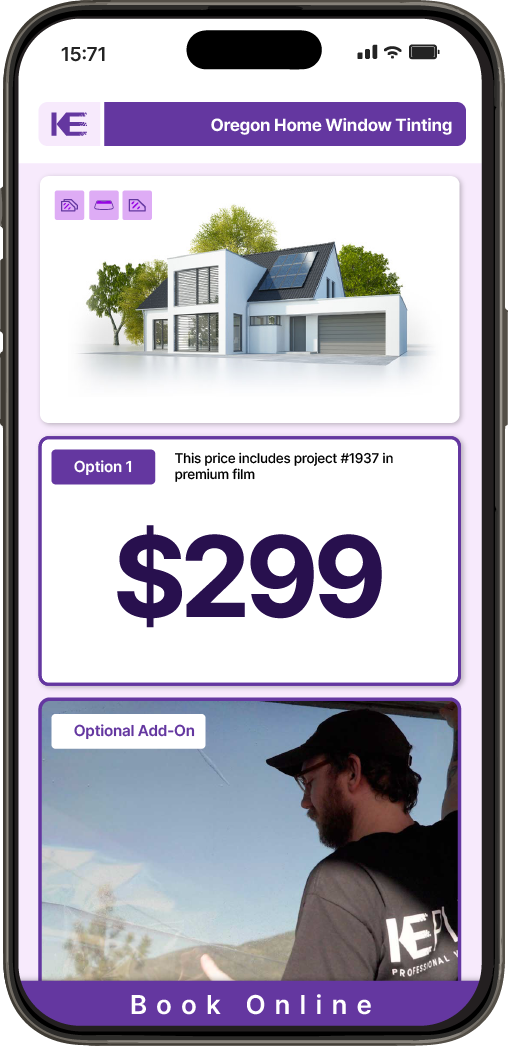 View Detailed Home Window Tinting Pricing in Oregon