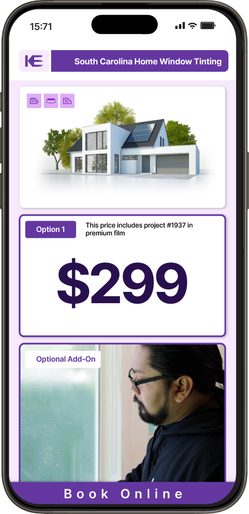 View Detailed Home Window Tinting Pricing in South Carolina