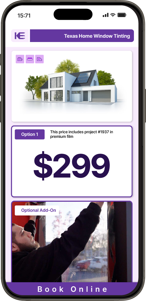 View Detailed Home Window Tinting Pricing in Texas