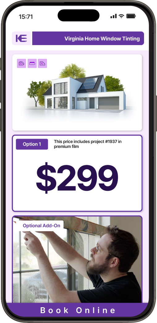 View Detailed Home Window Tinting Pricing in Virginia
