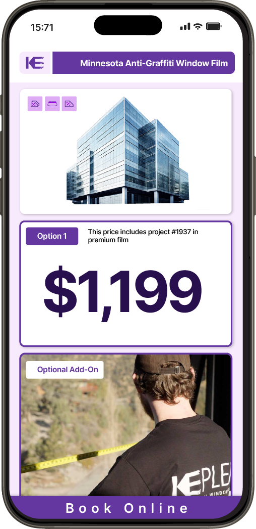 Get Anti-Graffiti Window Film Pricing on Your Phone in Minnesota