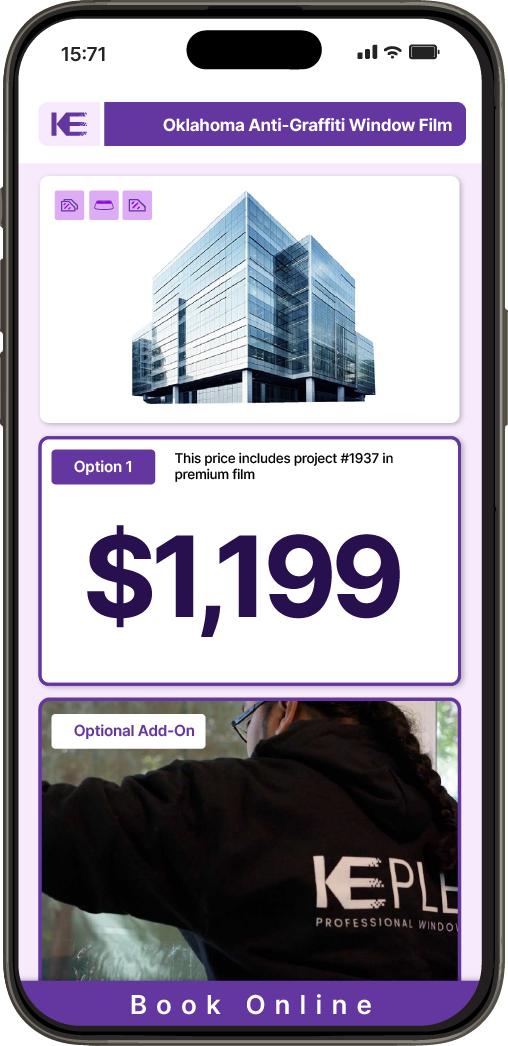Get Anti-Graffiti Window Film Pricing on Your Phone in Oklahoma
