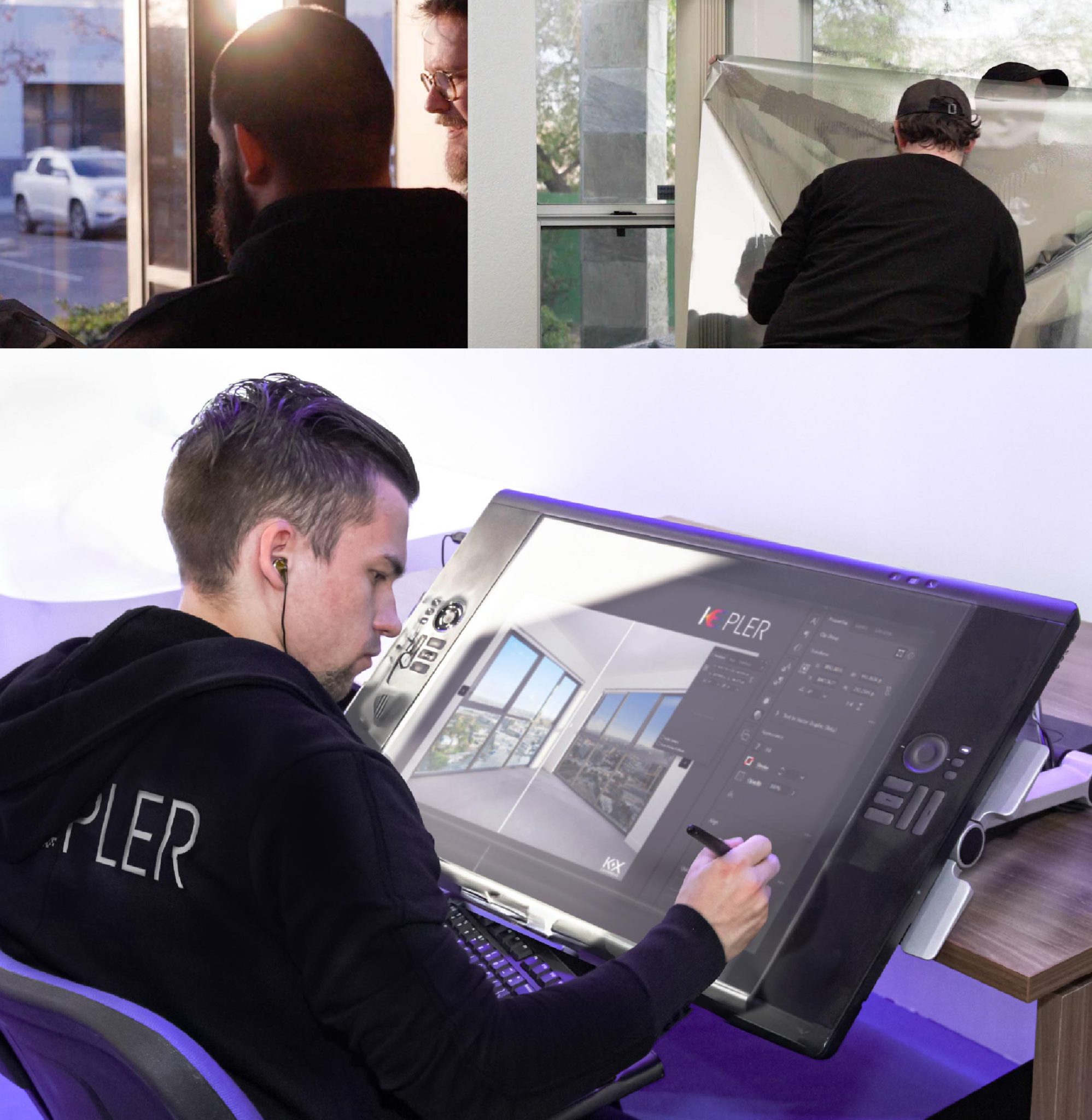 Skilled Commercial Window Film Georgia Expert in Action