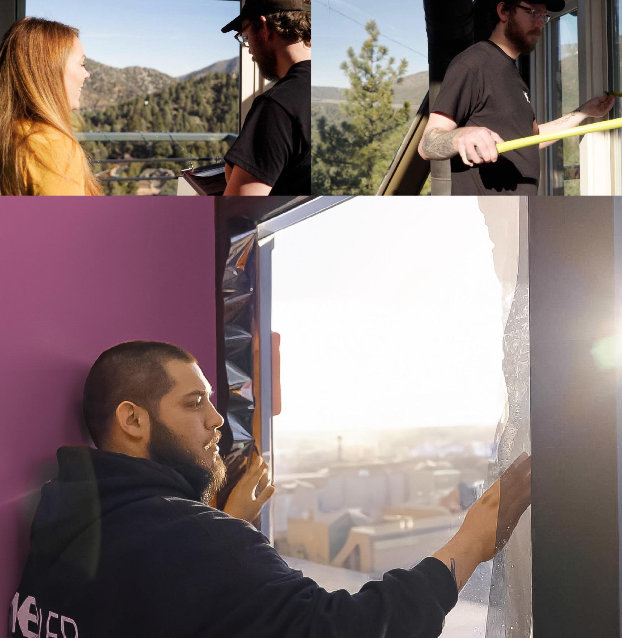 Kepler Specialist Performing Commercial Window Tinting in Vermont