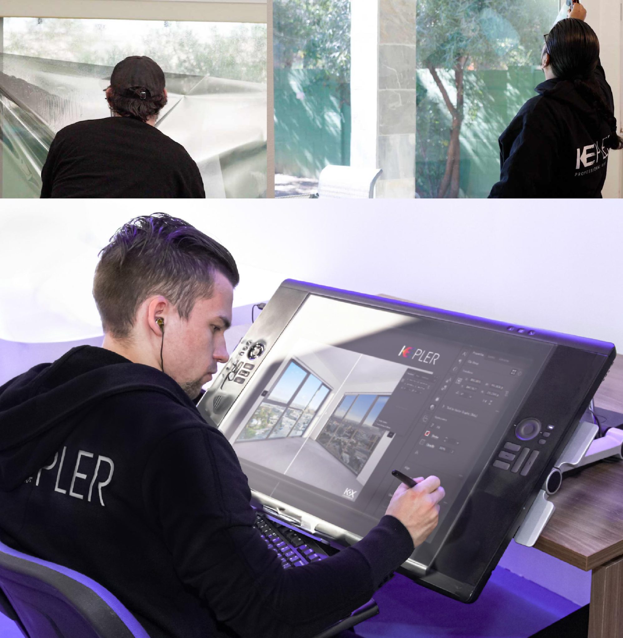 Skilled Commercial Window Film Wyoming Expert in Action