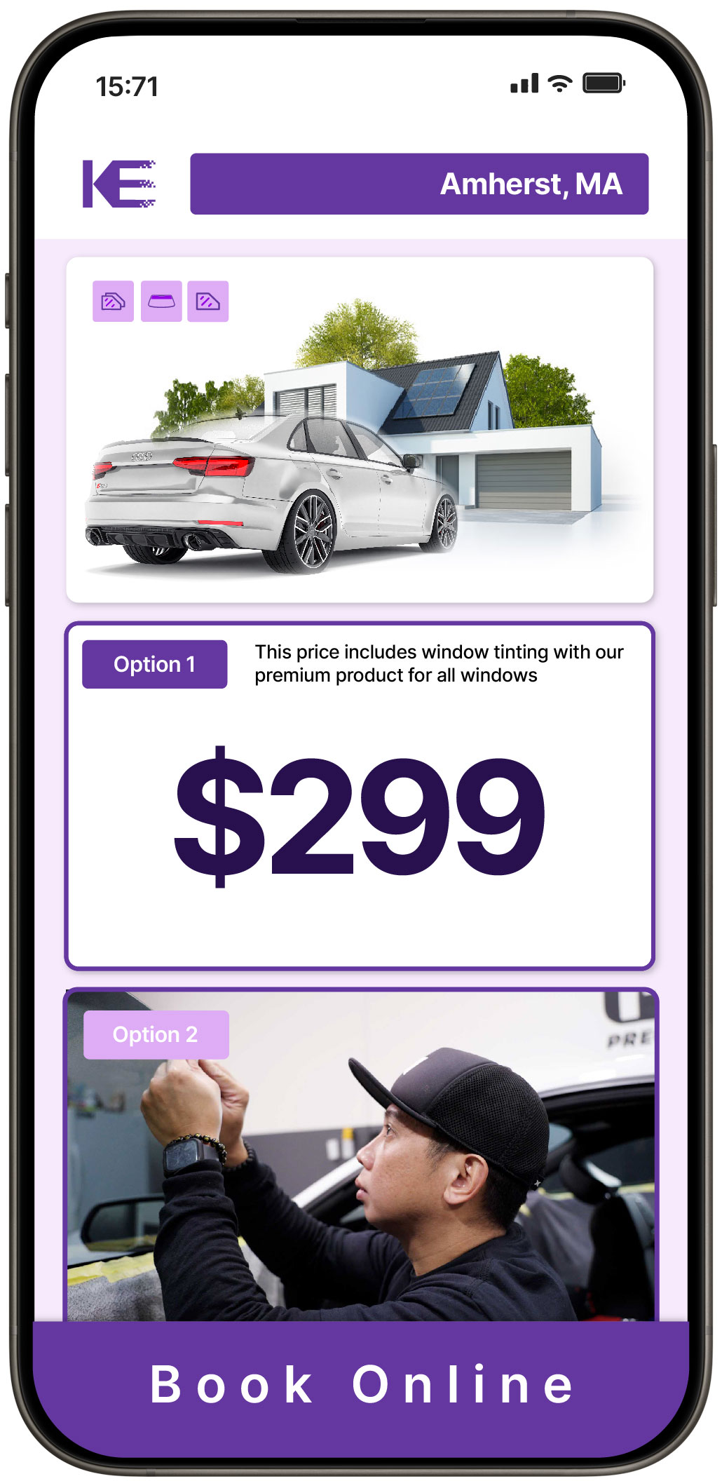 View Affordable Tesla Window Tinting Costs in Easthampton, Massachusetts