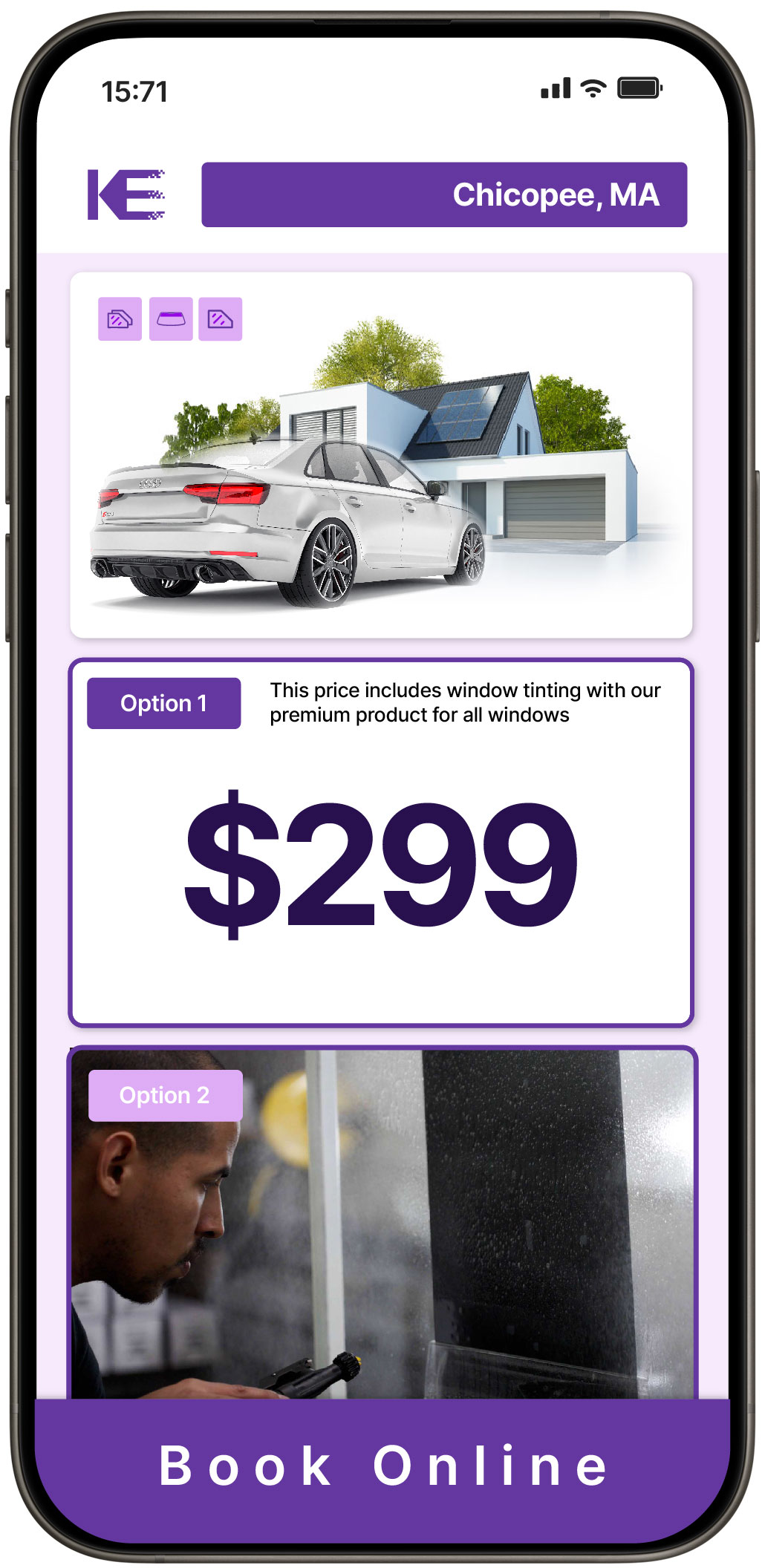 View Competitive Tesla Window Tinting Prices in East Longmeadow, Massachusetts