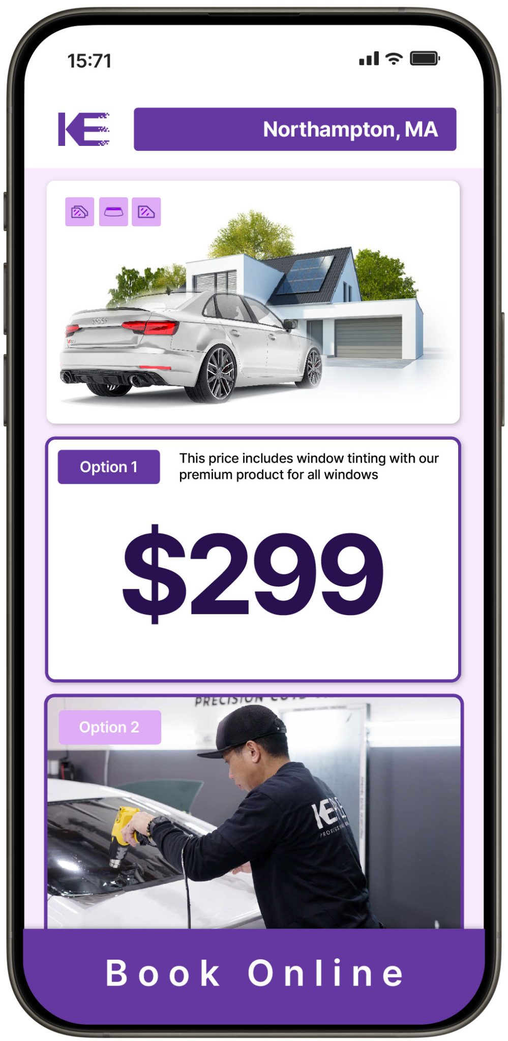 View Competitive Window Tinting Prices in Northampton, Massachusetts
