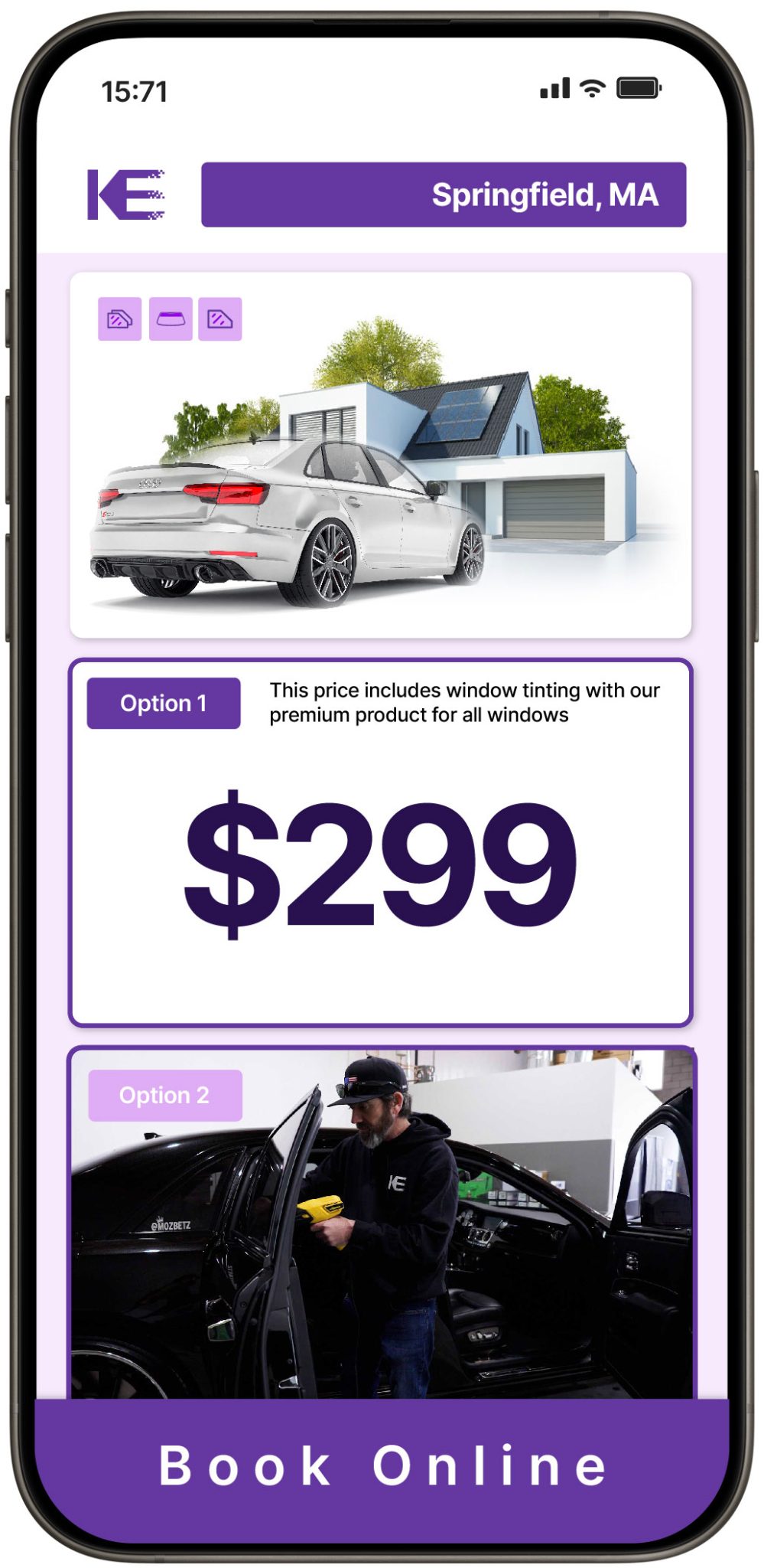 View Competitive Window Tinting Prices in Springfield, Massachusetts