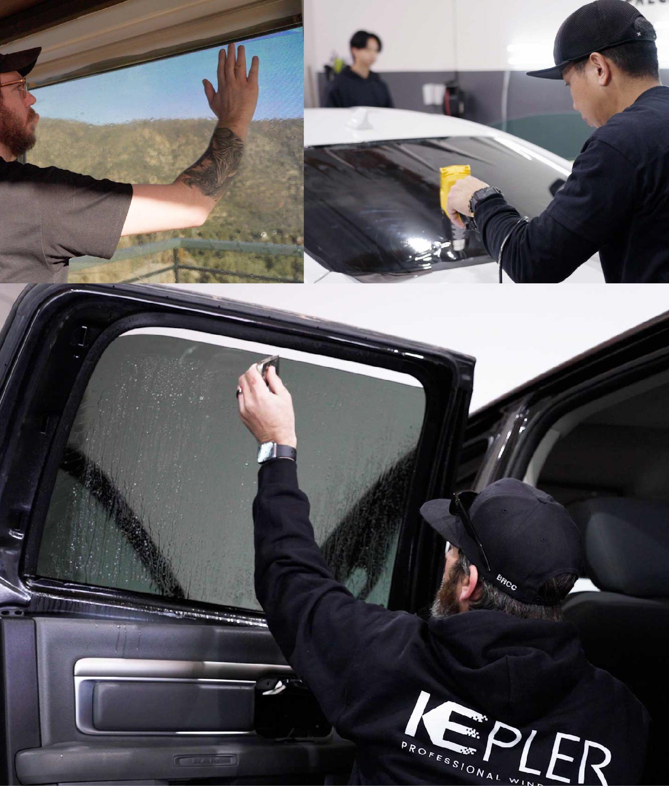 Kepler Window Tinting Specialists at Work in Pittsfield, Massachusetts