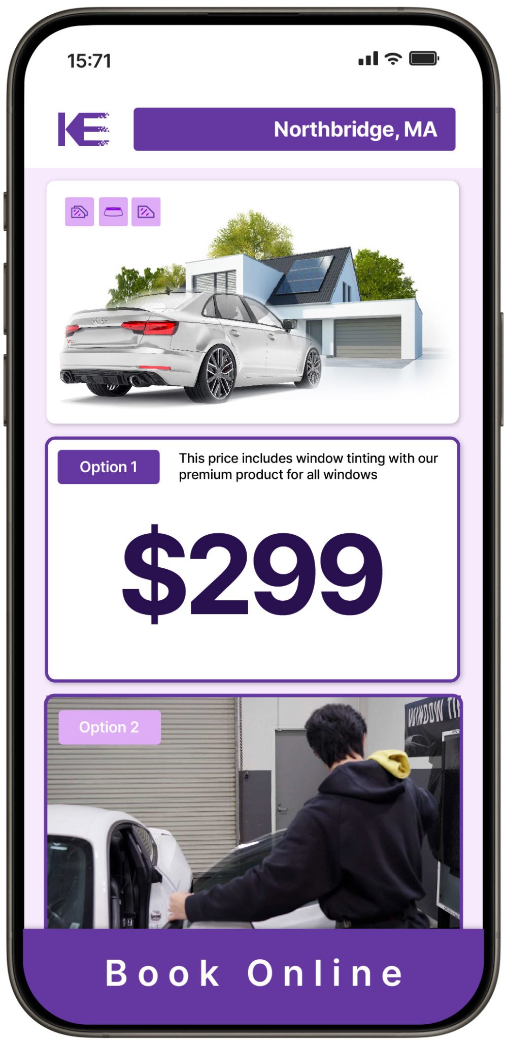 View Competitive Window Tinting Prices in Northbridge, Massachusetts