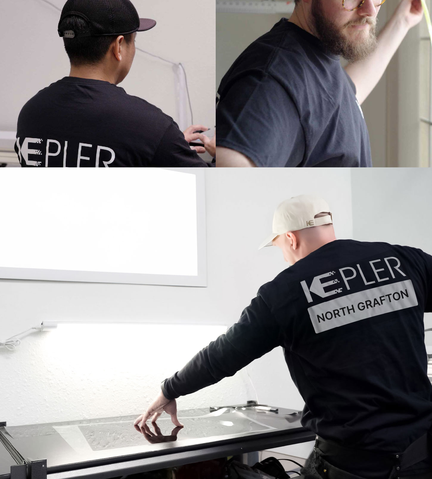 Window Tinting Specialist Cutting Film in North Grafton, Massachusetts