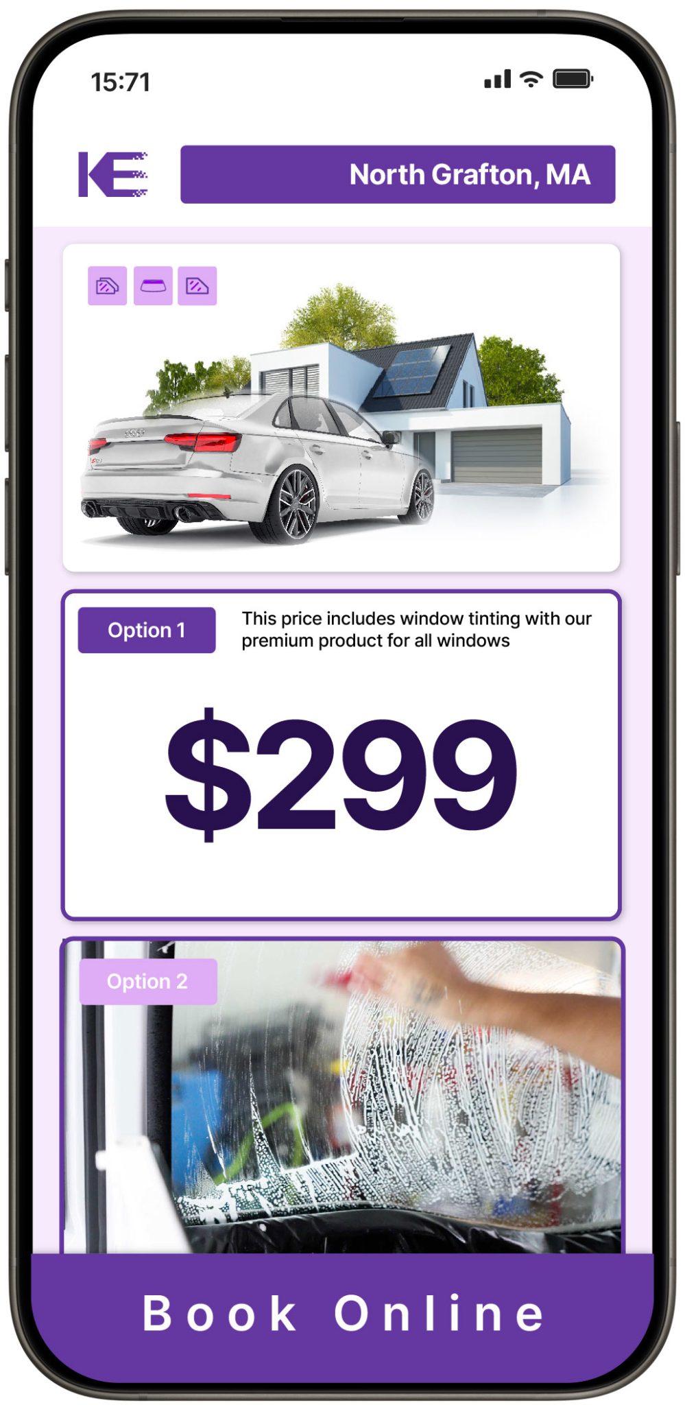 View Competitive Window Tinting Prices in North Grafton, Massachusetts