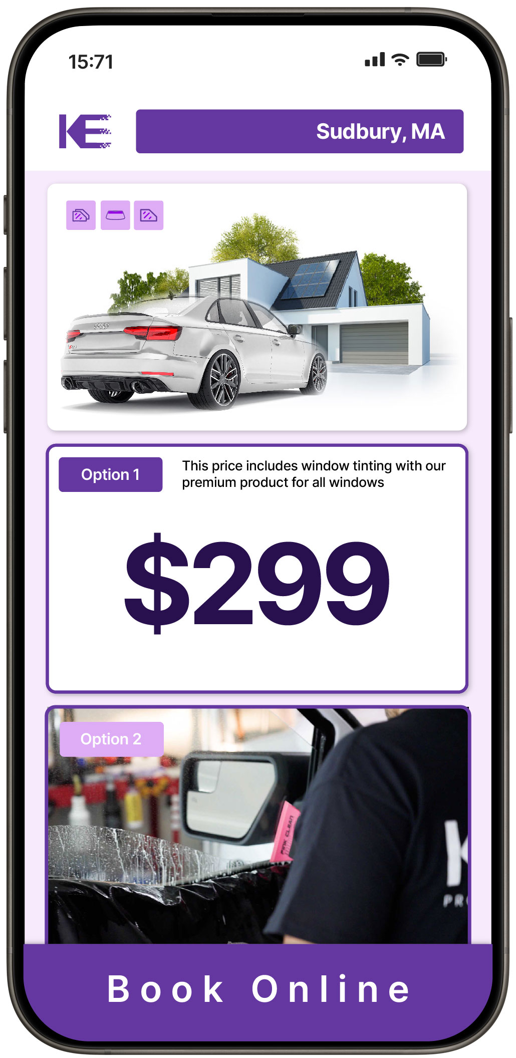 View Competitive Tesla Window Tinting Rates in Waltham, Massachusetts