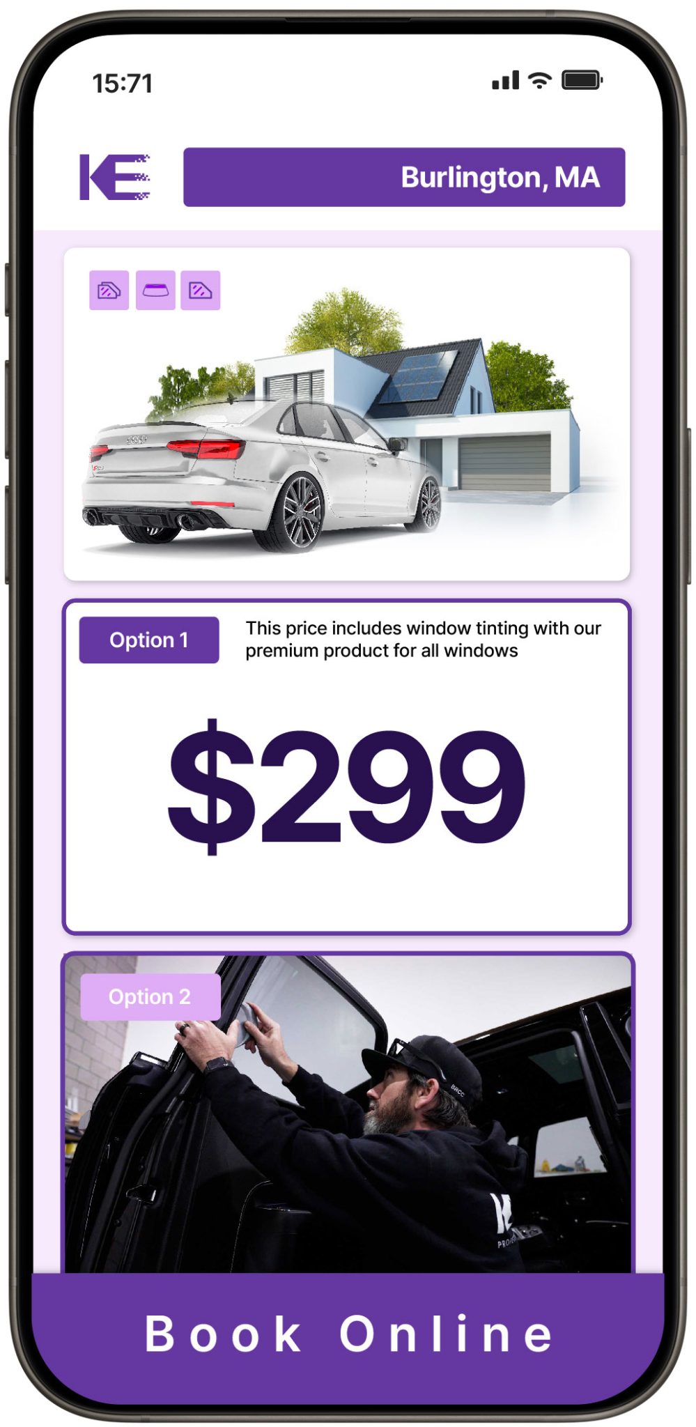 View Competitive Window Tinting Prices in Burlington, Massachusetts